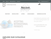 Tablet Screenshot of palsanijewels.com
